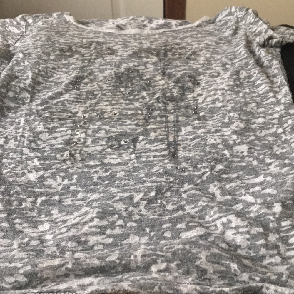 A grey shirt